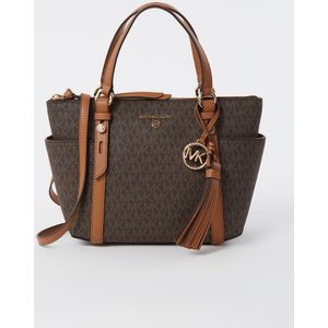 Michael Kors Sullivan Small handtas met leren details