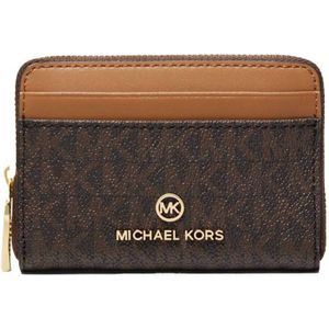 Michael Kors Jet Set portemonnee met leren details