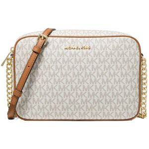 Michael Kors crossbody tas Jet Set met logoprint ecru