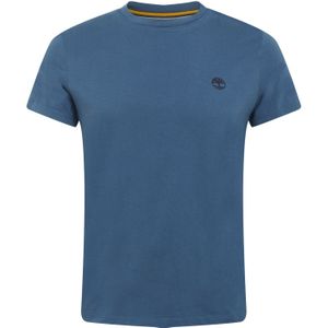 Timberland - Dunstan River Crew Tee - T-shirt - Blauw - Slim Fit