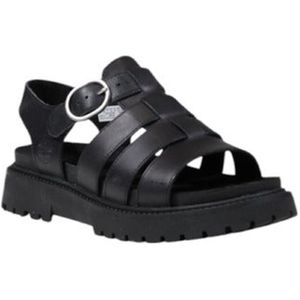 Sandalen in leer Clairemont Way Fisherman TIMBERLAND. Leer materiaal. Maten 41. Zwart kleur