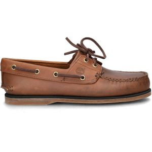 Timberland - Classic Boat Shoe - Medium Brown - Full Grain - Heren Schoen