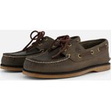 Timberland Mens Classic Boat Shoe Medium Grey Full Grain-Schoenmaat 46