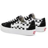 Vans - Zwarte Lage Sneaker - Heren - Ruitpatroon