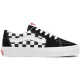 Vans - Zwarte Lage Sneaker - Heren - Ruitpatroon