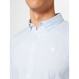 Timberland - Herenoverhemd - Linnen - Slank Silhouet - Ronde Mouwboorden