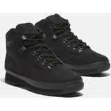Timberland - Euro Hiker Mid - Veterboots - Zwart - Nubuck, ReBOTL Voering, Stalen Schacht