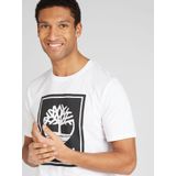 T-shirt - Wit - 100% Katoen - Ronde Hals - Korte Mouwen