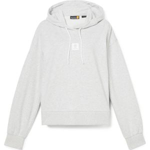 Timberland Loop Back Hoodie Sweat-shirt pour femme, Gris clair (Mlng), XS