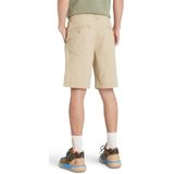Timberland - Claremont Poplin Chino Short - Kleur: Beige - Materiaal: 98% Katoen, 2% Elastaan