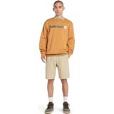 Timberland - Claremont Poplin Chino Short - Kleur: Beige - Materiaal: 98% Katoen, 2% Elastaan