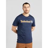 Timberland - Kennebec River Linear Logo - T-Shirt - Dark Sapphire - 100% Katoen