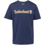 Timberland - Kennebec River Linear Logo - T-Shirt - Dark Sapphire - 100% Katoen