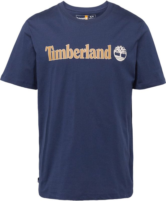 Timberland - Kennebec River Linear Logo - T-Shirt - Dark Sapphire - 100% Katoen