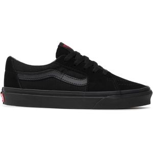 Skate - Zwart - Leer/Textiel - Vetersluiting - Laag
