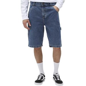 Dickies - Denim Werkshort - Blauw - Katoen - Regular Fit