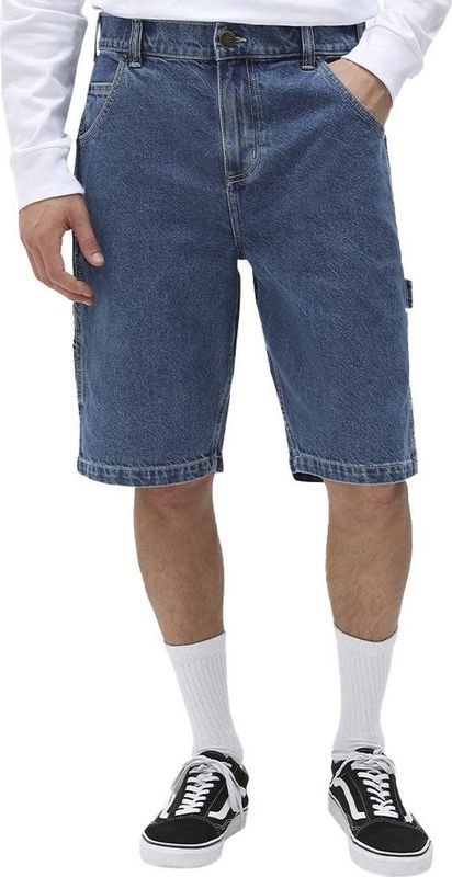 Dickies - Denim Werkshort - Blauw - Katoen - Regular Fit
