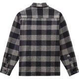 Dickies - Geruite Overhemd - Grijs - Heren - Lange Mouwen