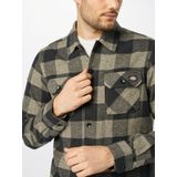 Dickies - Geruite Overhemd - Grijs - Heren - Lange Mouwen
