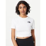 The North Face - Womens Crop S/S Tee - T-shirt - Wit