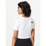 The North Face - Womens Crop S/S Tee - T-shirt - Wit