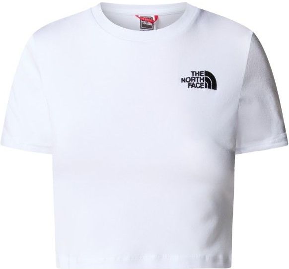 The North Face - Womens Crop S/S Tee - T-shirt - Wit