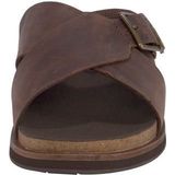 Timberland Men Amalfi Vibes Cross Slide Dk Brown Full Grain-Schoenmaat 49