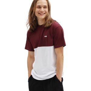 Vans Herren T-Shirt Colorblock Tee White-Port Royale