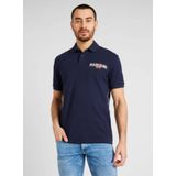 Napapijri - Aylmer - Poloshirt - Korte Mouwen - Geribbelde Afwerking - 100% Katoen
