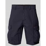 Napapijri - Korte Broeken - Heren - Blauw - Katoen - Cargo Stoffen Shorts