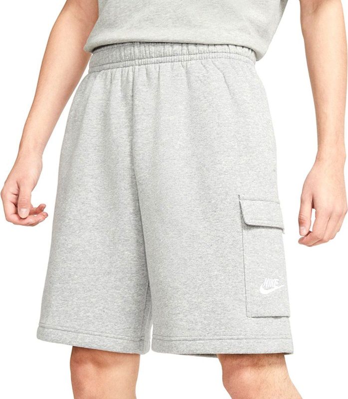 Nike - Sportswear Club - Cargo Korte Broek - Zwart - Katoen/Polyester