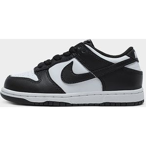 Nike Dunk Low - Basketbalschoenen - Zwart - Leer/Synthetisch - Klassieke Veters