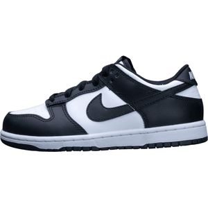 Nike Dunk Low - Basketbalschoenen - Zwart - Leer/Synthetisch - Klassieke Veters