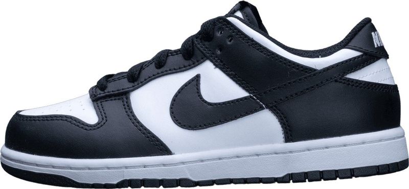 Nike Dunk Low - Basketbalschoenen - Zwart - Leer/Synthetisch - Klassieke Veters