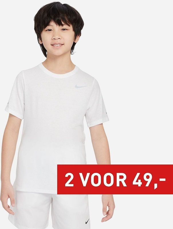 Nike Dri-FIT Miler - Trainingstop - Wit