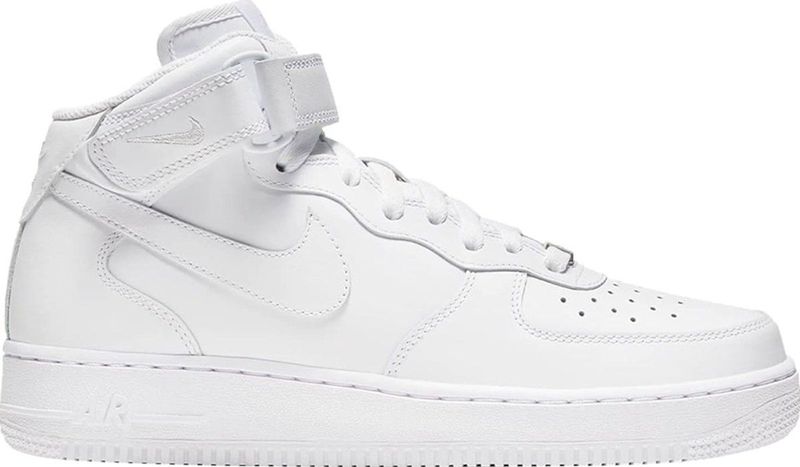 Nike Womens Air Force 1 '07 Mid ""Triple White"" - Sneakers - Maat 35.5 - Wit