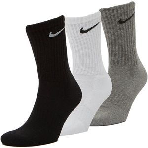 Nike - Everyday Cushion Crew Socks - 3-Pack Crew Socks-34 - 38
