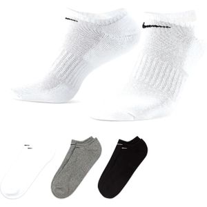 Nike Everyday Cushioned Onzichtbare Sokken - Meerkleurig - 3 Paar
