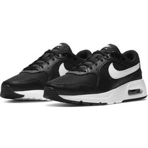 Nike PU Leren Air Max Sneakers , Black , Heren , Maat: 38 1/2 EU