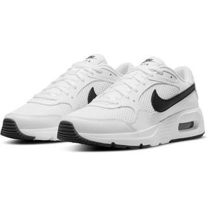 Nike Air Max SC Big Kids' Schoen voor jongens, 39 EU, Wit Zwart Wit, 38 EU