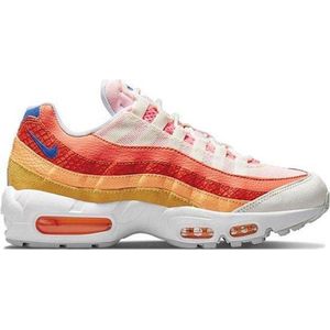 Nike - Air Max 95 - Damestrainers - Wit / Oranje / Roze / Blauw