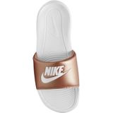 Slippers Nike Victori One Slide  Wit/goud  Dames