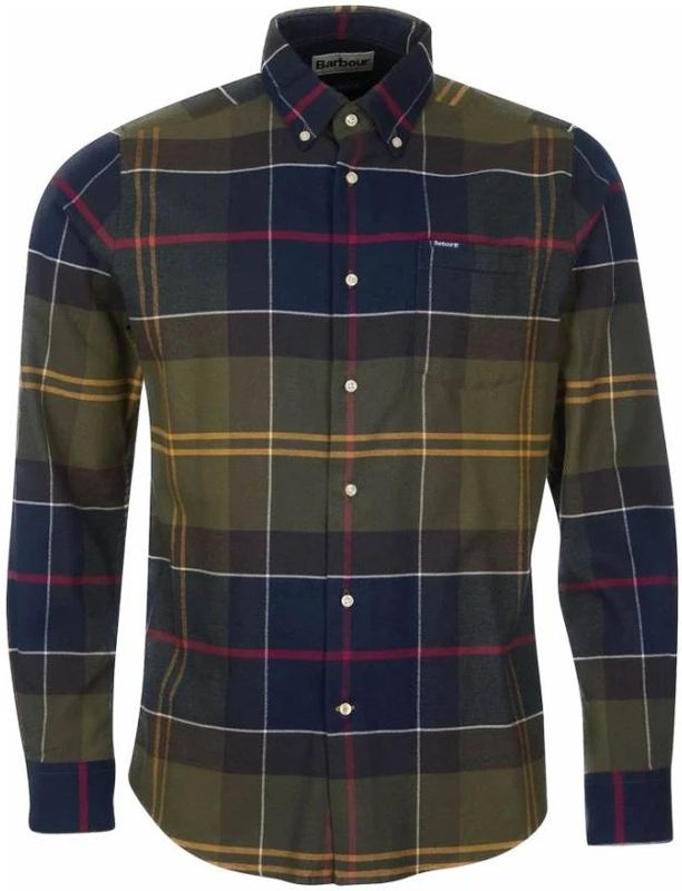 Barbour - Glendale Tailored Tartan Shirt - Blouse - Groen