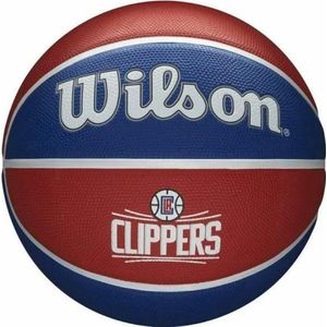 Wilson Basketbal, NBA TEAM TRIBUTE, LOS ANGELES CLIPPERS, Outdoor, rubber, maat: 7