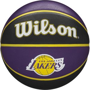 Wilson Basketbal, NBA TEAM TRIBUTE, LA LAKERS, Outdoor, rubber, maat: 7