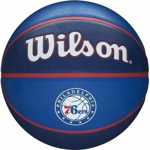 WILSON bal voor mandówki NBA Tribute Philadelphia (Jeden maat) blauw