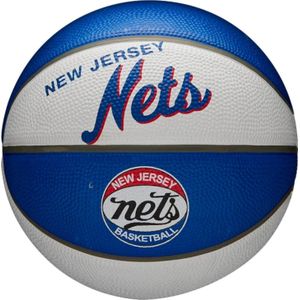 WILSON NBA Team Retro Brooklyn Nets Mini Ball WTB3200XBBRO blauw 3