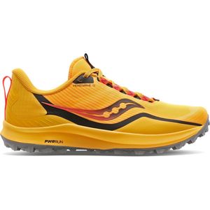 Saucony Peregrine 12 - Sportschoenen - Geel/Zwart - PWRTRAC-Rubber