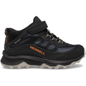 Merrell Moab Speed Mid A/C WTRPF, wandelschoenen voor meisjes en meisjes, Zwart, 32 EU