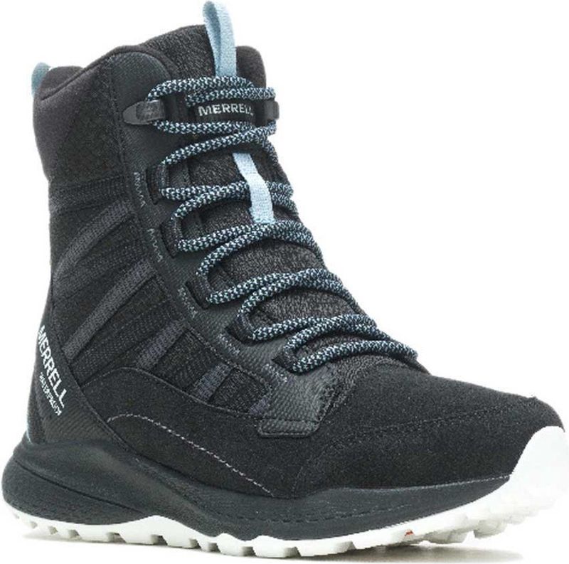Merrell - Bravada Edge 2 Thermo Mid Wp - Wandelschoen - Zwart - Waterdicht Suède Leer